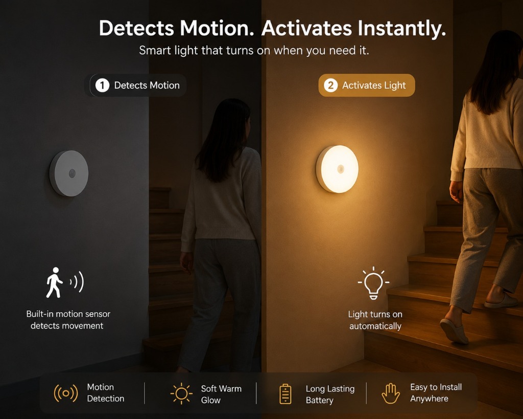 Motion Sensor Light Demonstration